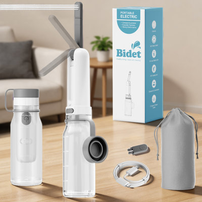Rechargeable Portable Electric Bidet With 260ML Reservoir And 9 Cleaning Mode