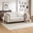 84.6" Retro Upholstered Sofa-1013090614