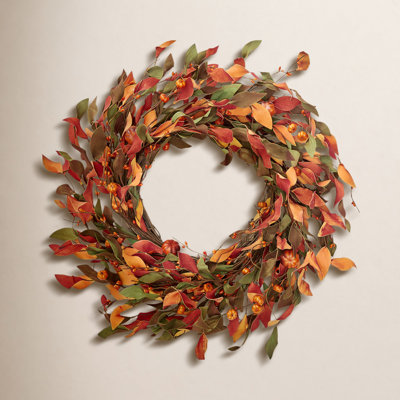 The Holiday Aisle® 20" Handcrafted Pumpkin Wreath