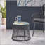 Table d'appoint en verre Boho Chic
