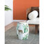 Tabouret de jardin en céramique de 18 po de hauteur avec guépard et graphiques Jungle