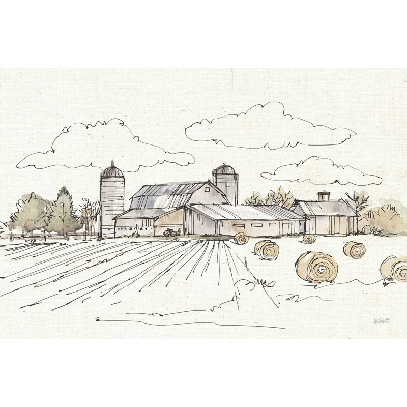 Farm Memories II, H 20 po x l 30 po x P 1,25 po