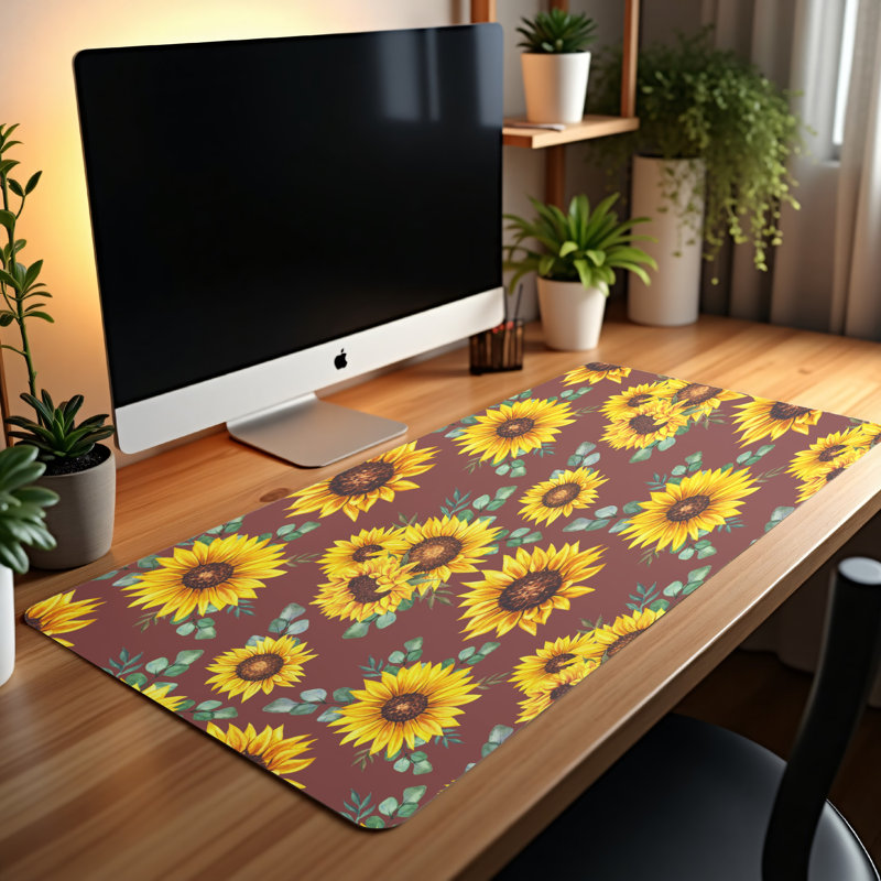 Polyester Desk Pad, 31.5x15.5