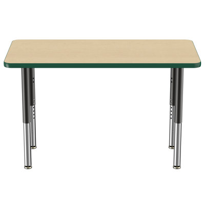 Rectangle T-Mold Adjustable Height Activity Table