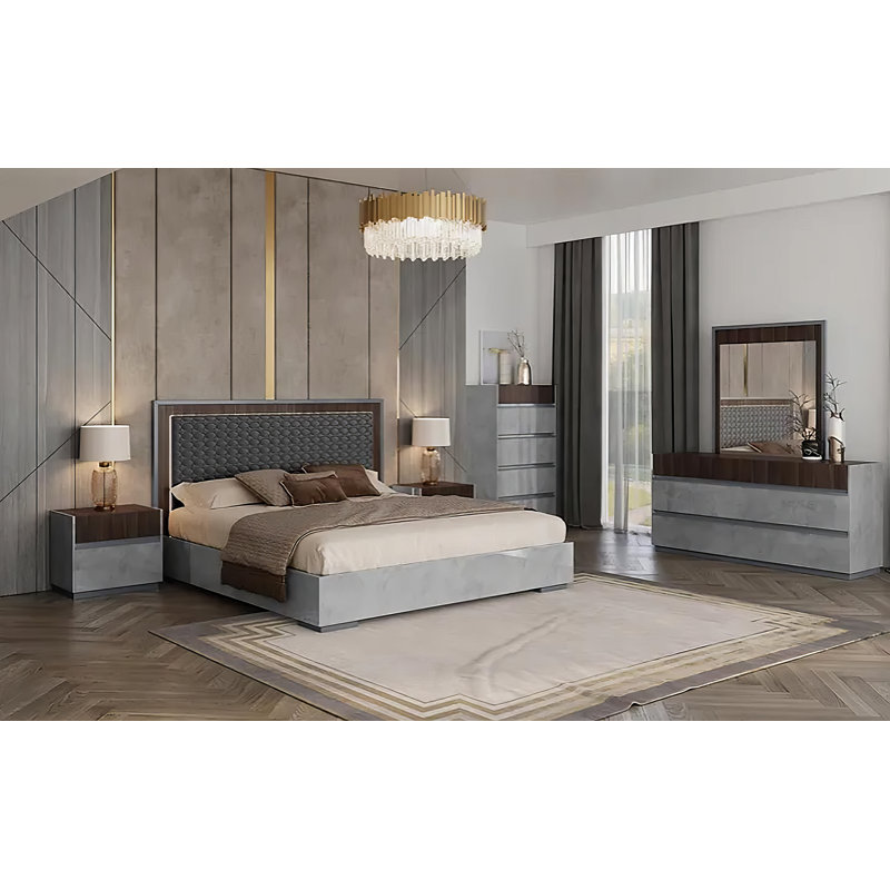Ensemble de chambre à coucher Agustina, Très grand