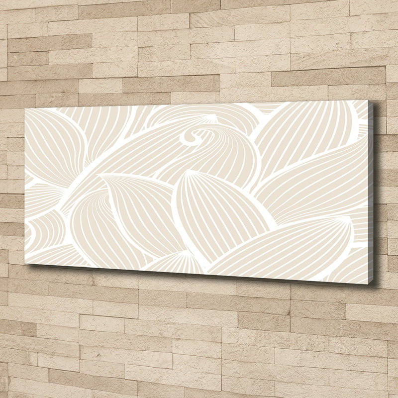 Leaves Pattern - Wrapped Canvas Print
