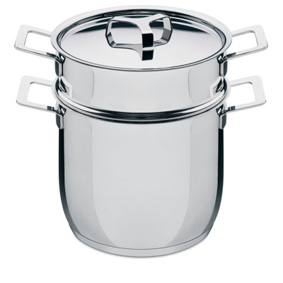 Alessi 5.28 Quarts Stainless Steel Steamer Pot