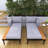 55" Wide Patio Daybed With Cushions-924742174