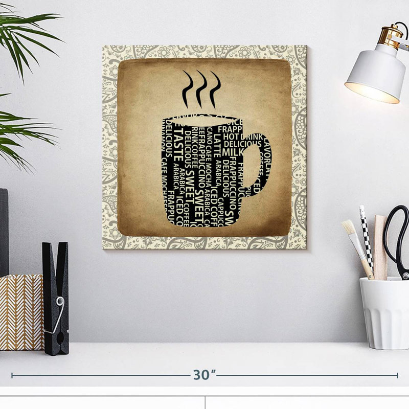 Tergel Coffee Paisley II, 16" H x 16" W