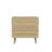Mid-Century Modern Accent Chest With Rattan Detailing And Rubberwood Frame, 3 Drawers Storage Cabinet