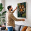 Tiger in the Jungle Tropical - Wrapped Canvas-753654231-753654238