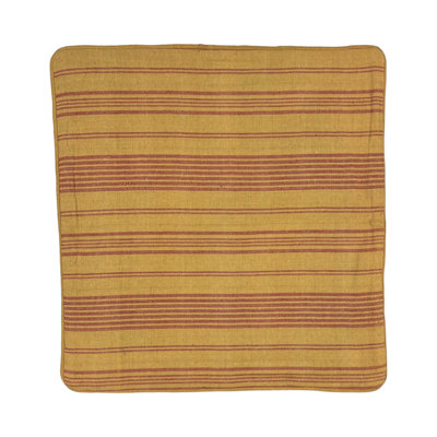 Darende Striped Square Throw Cushion