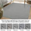 Tapis tressé réaliste lavable à la machine, antitache, antidérapant et doux pour l'intérieur, tapis antidérapant (noir)-1793528975