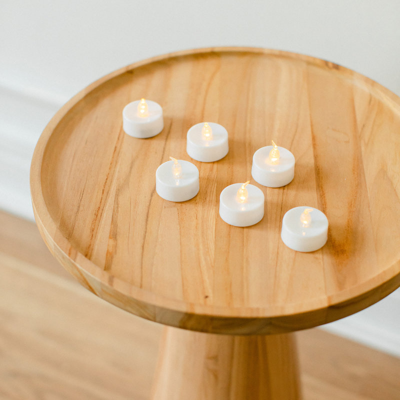 Ensemble de bougies chauffe-plat 6 pièces Tealights