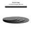 36 Inch Round Tempered Glass Table Top, 1/4 Inch Thick, Polished Edge