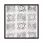 « mudcloth white geometric design v », reproduction d’impression sur toile-74545230-74545231-74545232