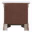Table de chevet champagne