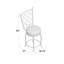 Tabouret de bar 39 po Gabrielah