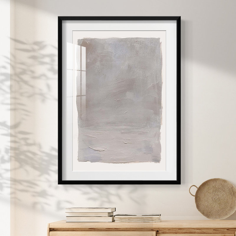 Concrete Landscape II -Framed Print, 28.5" H x 20.5" W, Black