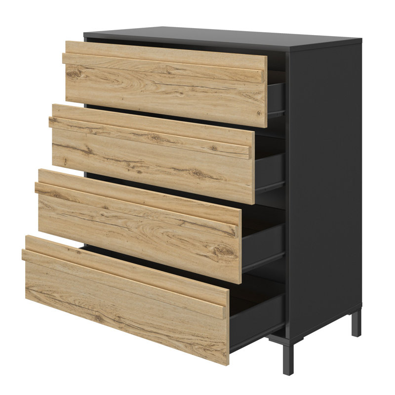 Sadowa 94cm W 4 - Drawer Chest of Drawers