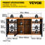 Armoire pour bouteilles de vin et porte-bouteilles Dasmon