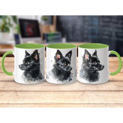 11oz Watercolour Greyhound Design Coffee Mug