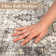 Oriental Machine Washable Rugs Vintage Floral Area Rug for Living Room Bedrooms Non Slip Rugs for Playroom Office Kitchen