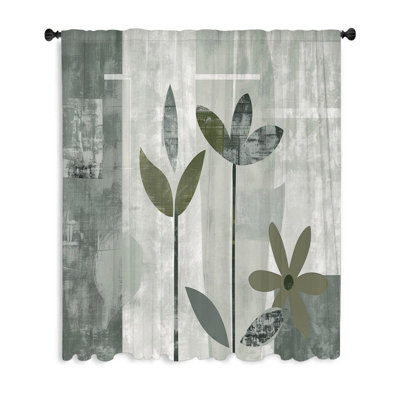 Rideau transparent en polyester Guerino