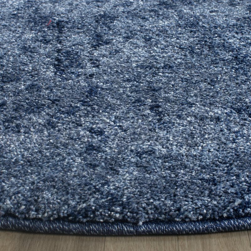 Socorro Retro Performance Ombre Rug, Round 6'