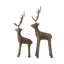 Cerf debout en fonte