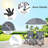 Portable Folding Picnic Double Chair With Removable Umbrella-200540416