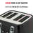 Devon 4 Slice Toaster