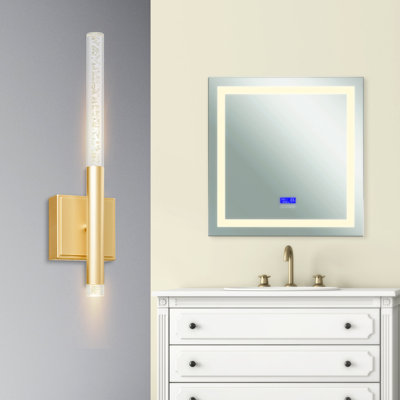 4.3'' Wall Light for Hallway, Bedroom, or Entryway – Integrated LED Modern Wall Sconce, Dimmable