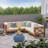 Luthersville 5 - Person Modular Patio Conversation Set with Cushions-1629781001