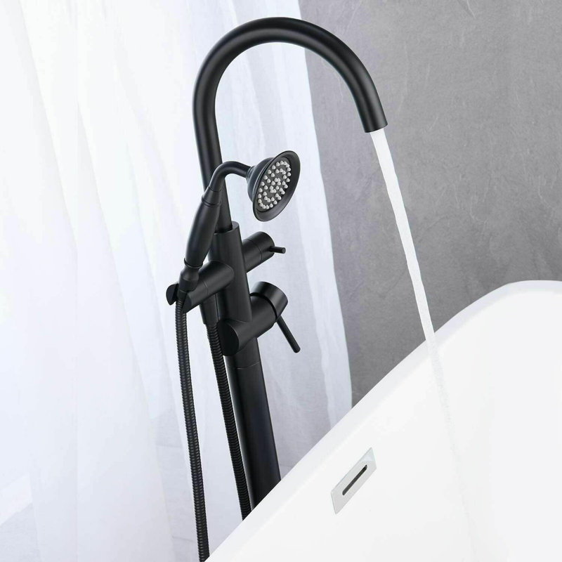 Robinet de baignoire fixé au sol