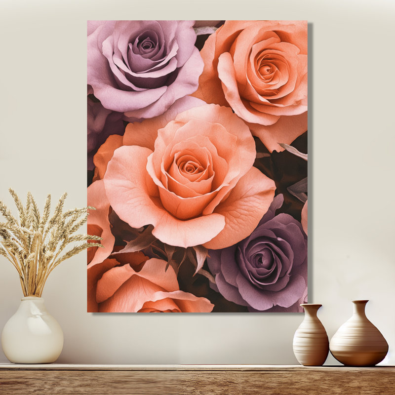 Bolivar - impressions florales sur toile, H 40 po x l 30 po, Toile tendue, Ne s’applique pas