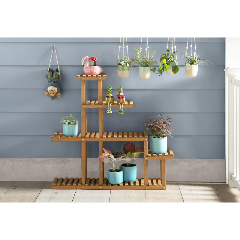 Alfie the Acrobat Gnome on Faux-Wood Swing
