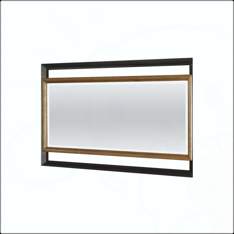 Miroir de paysage en métal