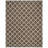 Rodgers Hand Woven Flat Weave Wool/Cotton Geometric Rug in Brown/Ivory-1136734601