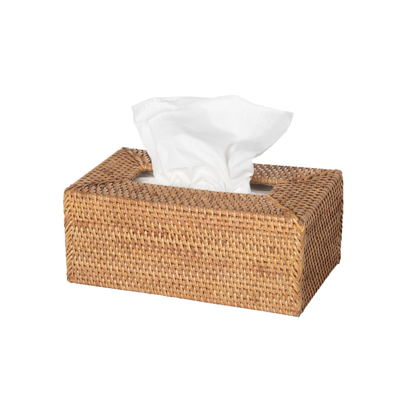 Housse pour boîte à mouchoirs Bavan, Brun