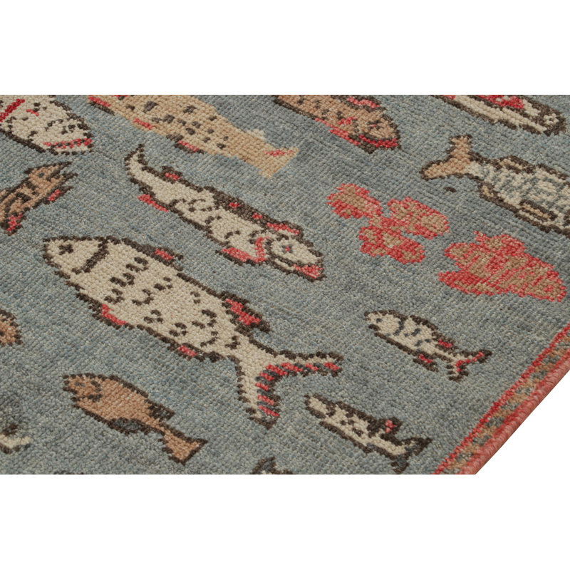 One-of-a-Kind Rectangle 8'3" X 10'4" Hand Knotted Area Rug