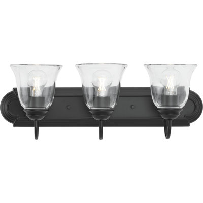 Éclairage pour meuble-lavabo transitionnel 3 lumières