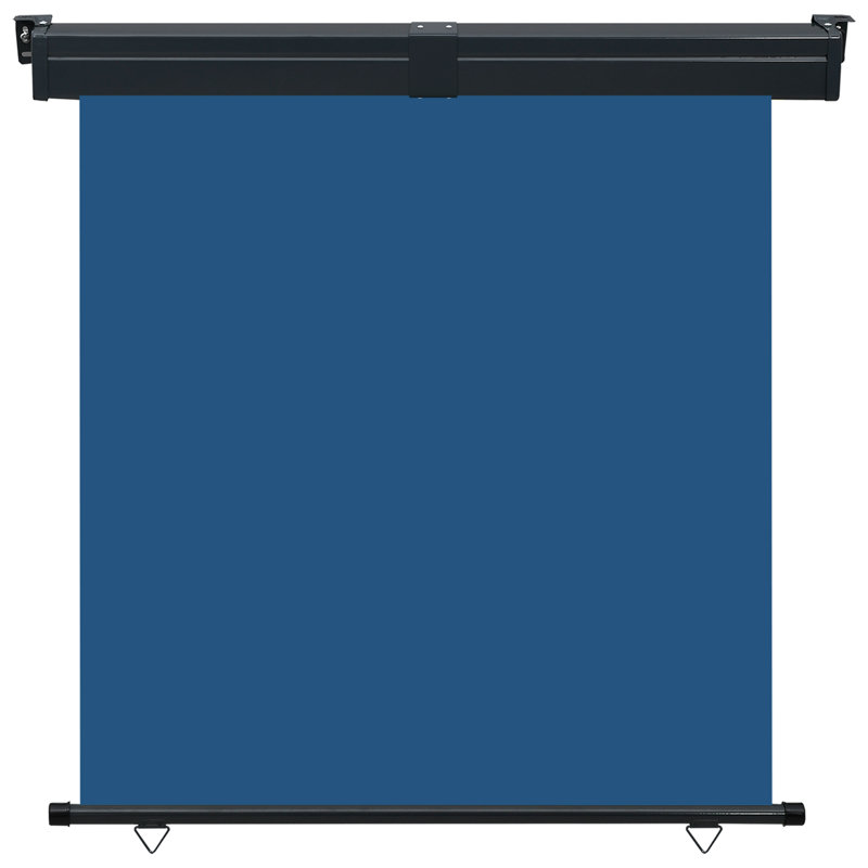 Ergin Balcony Side Awning, 250cm H x 160cm W, Blue