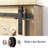 6 FT Cabinet Mini Sliding Double Barn Door Hardware Tra...