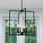 8 - Light Dimmable Geometric Chandelier