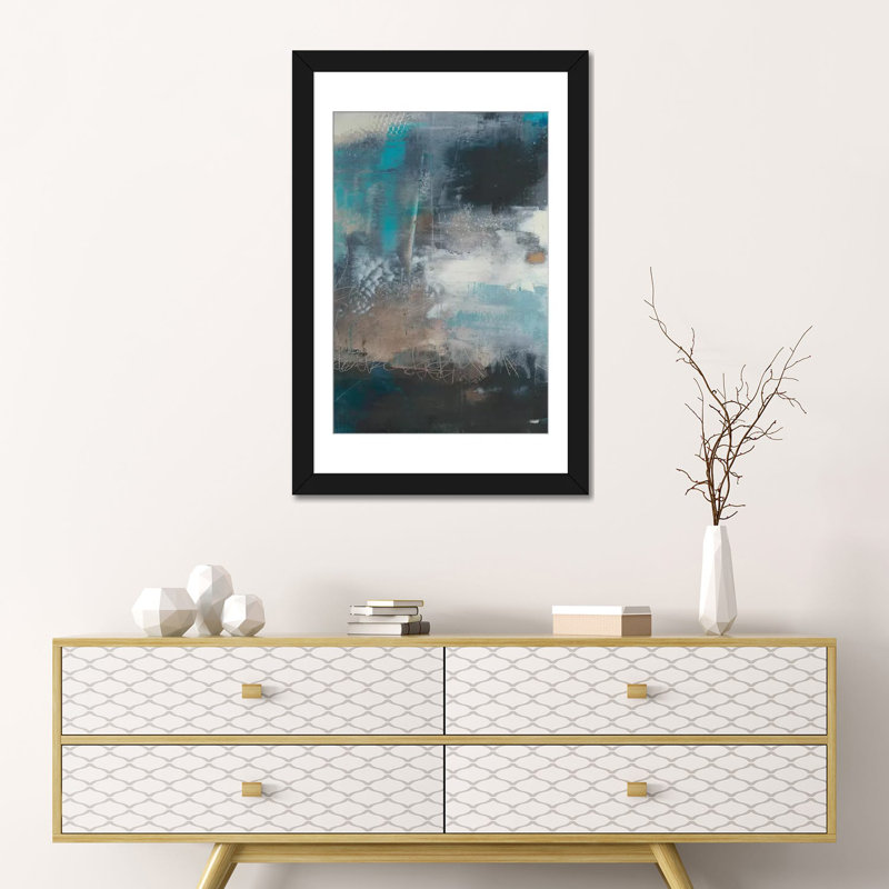 « umbra i », reproduction sur toile, H 24 po x l 16 po x P 1 po, Toile avec cadre noir