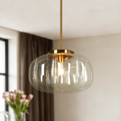 Beltran 15" Width 1-Light Dome Pendant Light