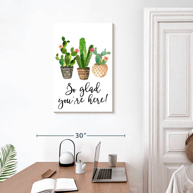 Harnek So Glad You're Here, 30" H x 20" W