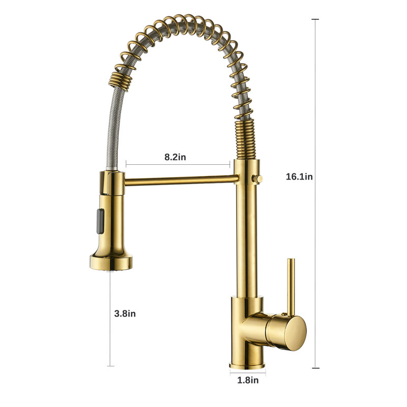 GAWEZA Pull Down Kitchen Faucet