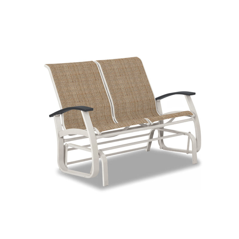 Banc oscillant Askar, Neige texturée, Titane Sunbrella®, Graphite classique P30